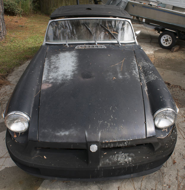 1980 Black MG MGB Convertible
