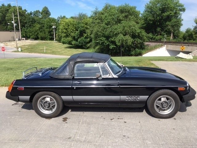 1980 Black MG MGB Convertible