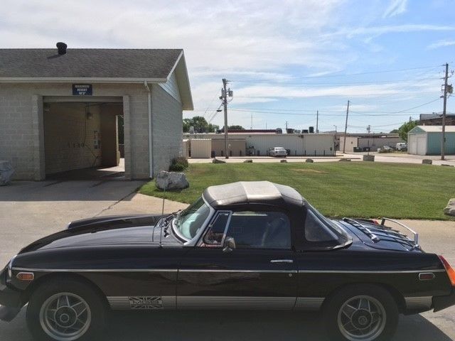 1980 Black MG MGB Convertible