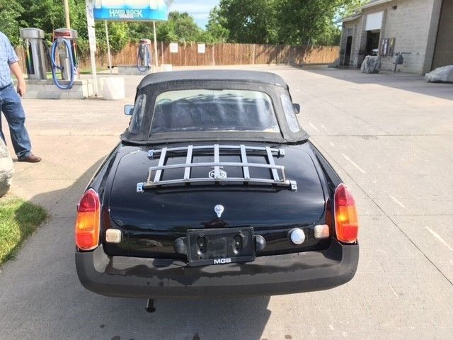 1980 Black MG MGB Convertible
