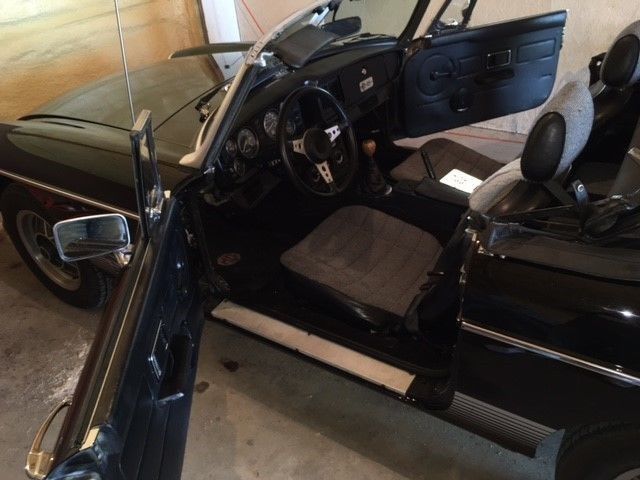 1980 Black MG MGB Convertible