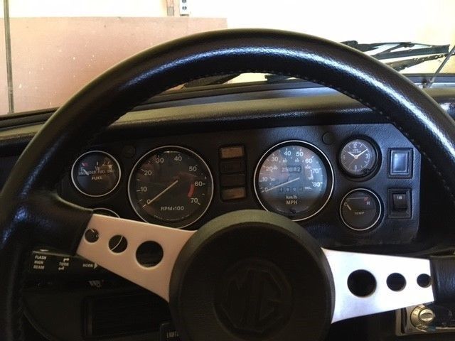 1980 Black MG MGB Convertible