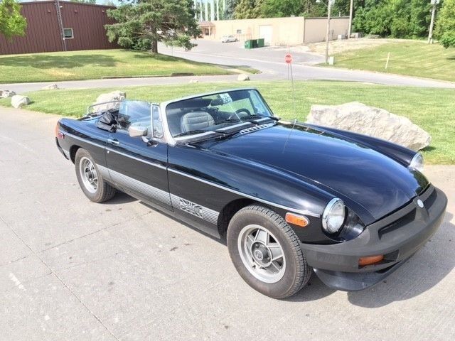 1980 Black MG MGB Convertible