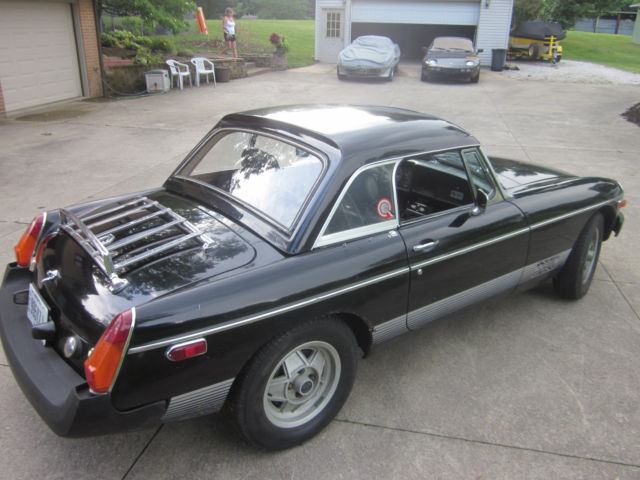 1980 Black MG MGB Convertible