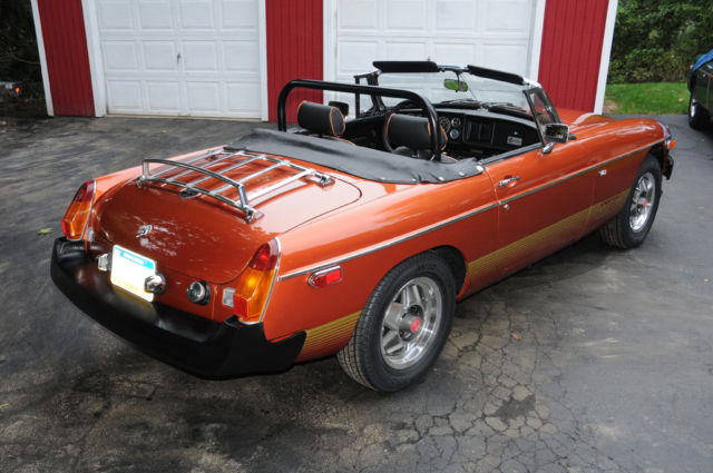 1980 Bronze Metalic MG MGB Convertible
