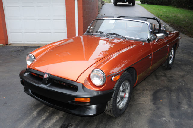 1980 Bronze Metalic MG MGB Convertible