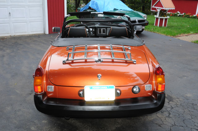 1980 Bronze Metalic MG MGB Convertible