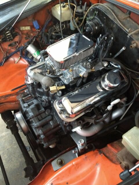 1980 Vermillion Red--(orange) MG MGB Convertible w/Hardtop