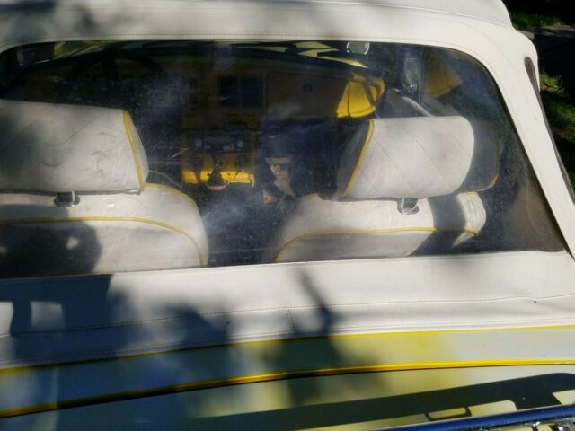 1980 Yellow MG MGB Convertible