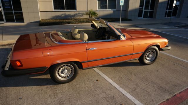 1980 Inca Red Mercedes-Benz SL-Class Convertible