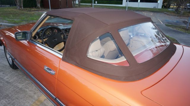 1980 Inca Red Mercedes-Benz SL-Class Convertible