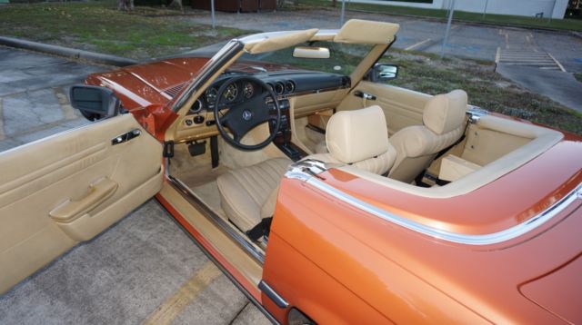 1980 Inca Red Mercedes-Benz SL-Class Convertible