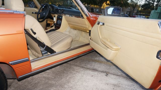 1980 Inca Red Mercedes-Benz SL-Class Convertible