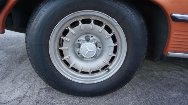 1980 Inca Red Mercedes-Benz SL-Class Convertible