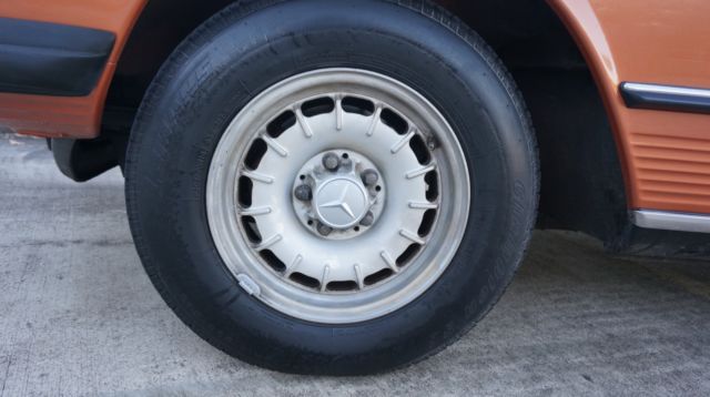 1980 Inca Red Mercedes-Benz SL-Class Convertible