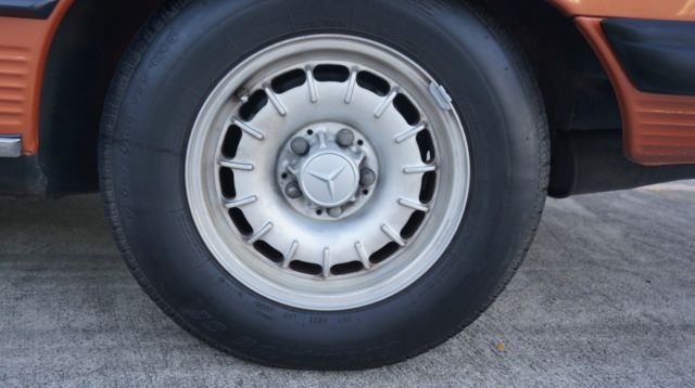 1980 Inca Red Mercedes-Benz SL-Class Convertible