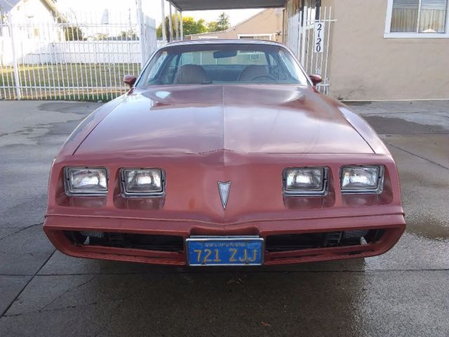 1980 Gold Pontiac Firebird Coupe