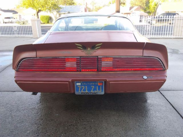 1980 Gold Pontiac Firebird Coupe