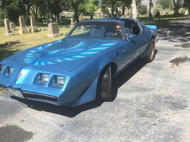 1980 Blue Pontiac Firebird Coupe