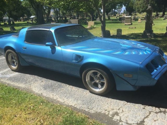 1980 Blue Pontiac Firebird Coupe