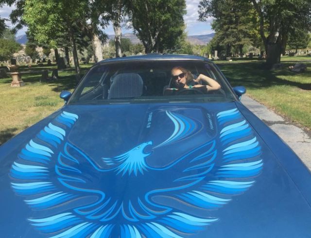 1980 Blue Pontiac Firebird Coupe