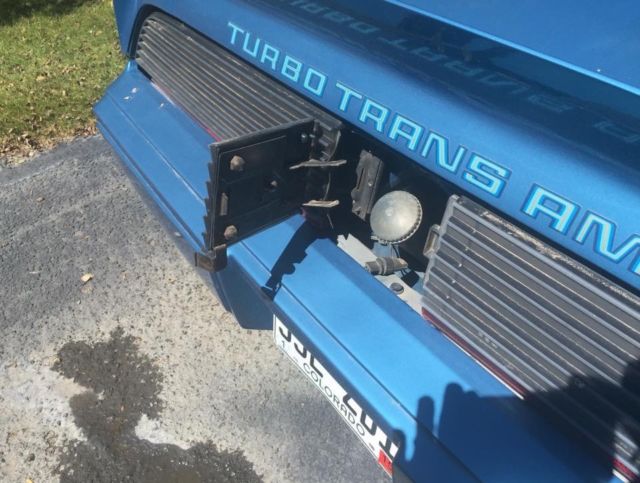 1980 Blue Pontiac Firebird Coupe