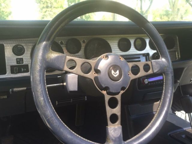 1980 Blue Pontiac Firebird Coupe