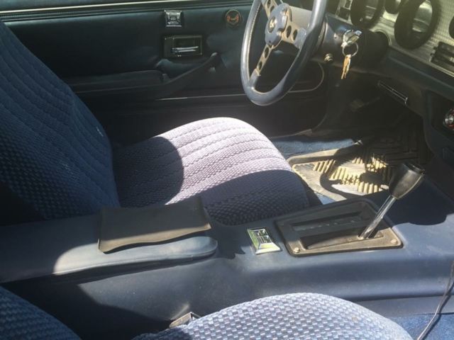 1980 Blue Pontiac Firebird Coupe