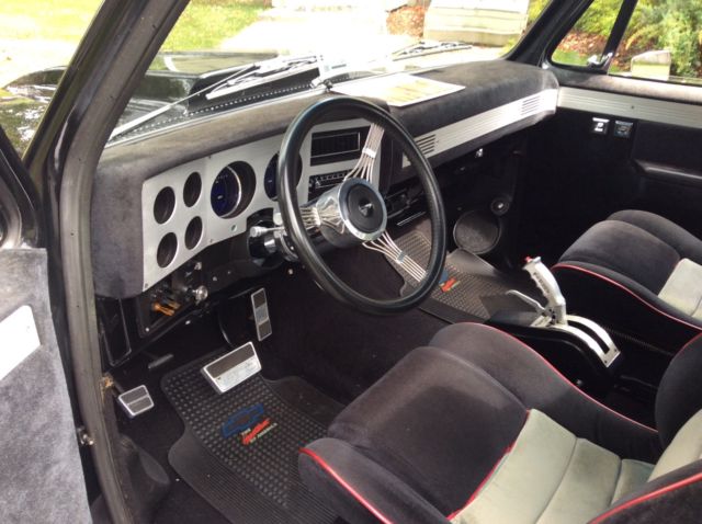 1980 Black Chevrolet C-10