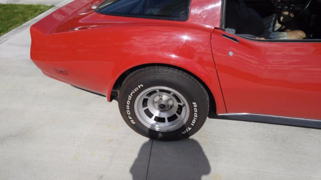 1980 Red Chevrolet Corvette