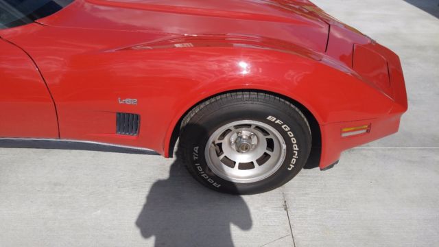 1980 Red Chevrolet Corvette