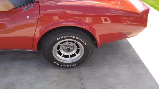 1980 Red Chevrolet Corvette