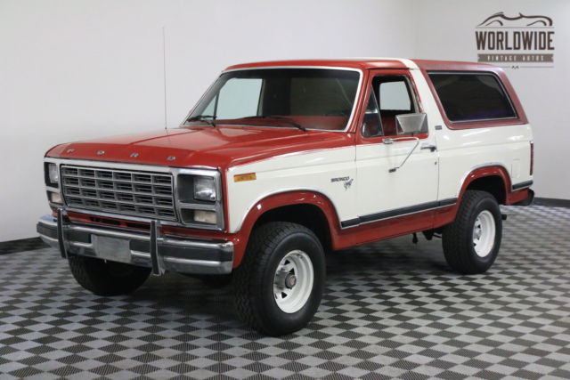 1980 Red Ford Bronco