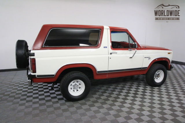 1980 Red Ford Bronco