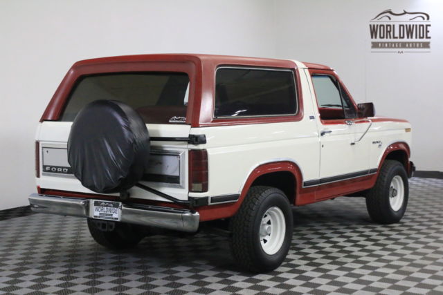 1980 Red Ford Bronco