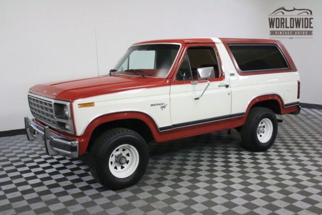 1980 Red Ford Bronco
