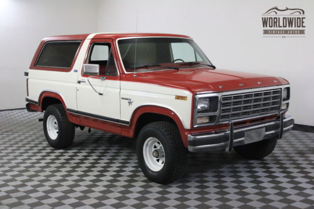 1980 Red Ford Bronco