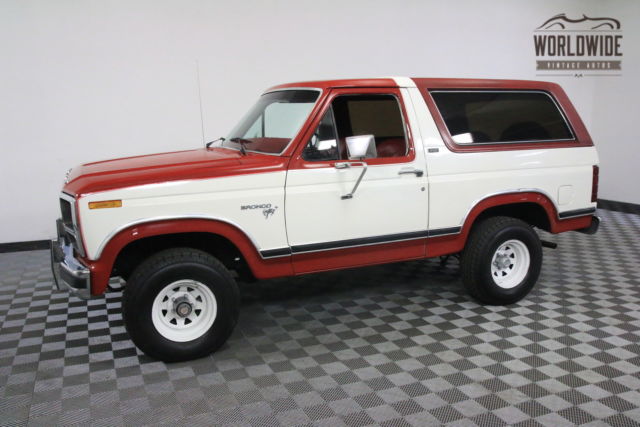 1980 Red Ford Bronco