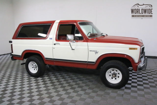 1980 Red Ford Bronco