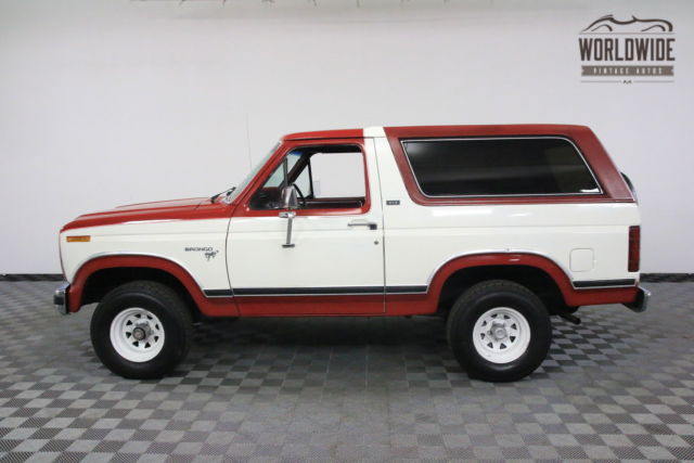 1980 Red Ford Bronco