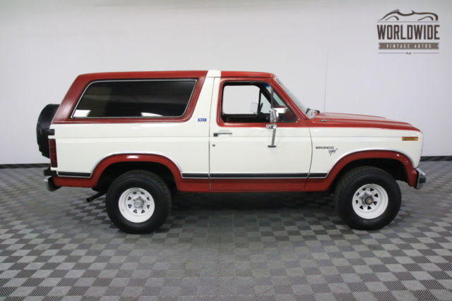 1980 Red Ford Bronco