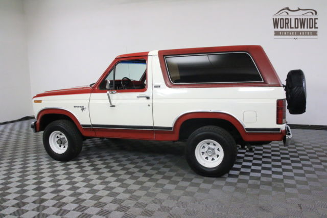 1980 Red Ford Bronco