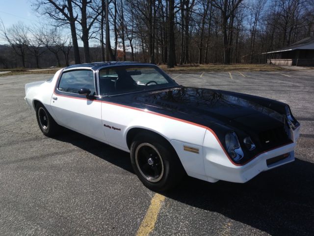 1980 black/white Chevrolet Camaro Coupe
