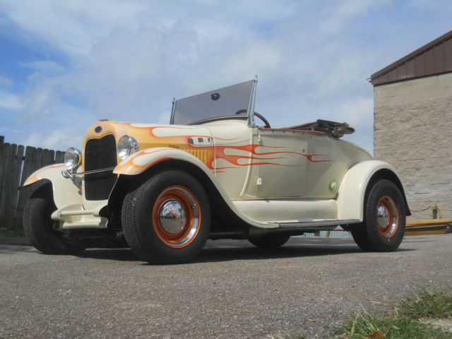 1980 Red Ford Model A Convertible