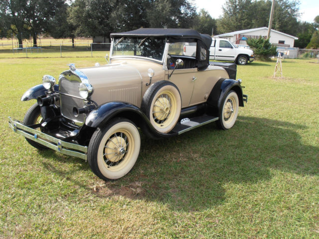1980 Tan Ford Model A Roadster