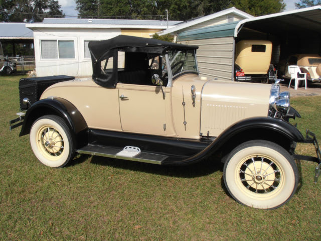 1980 Tan Ford Model A Roadster