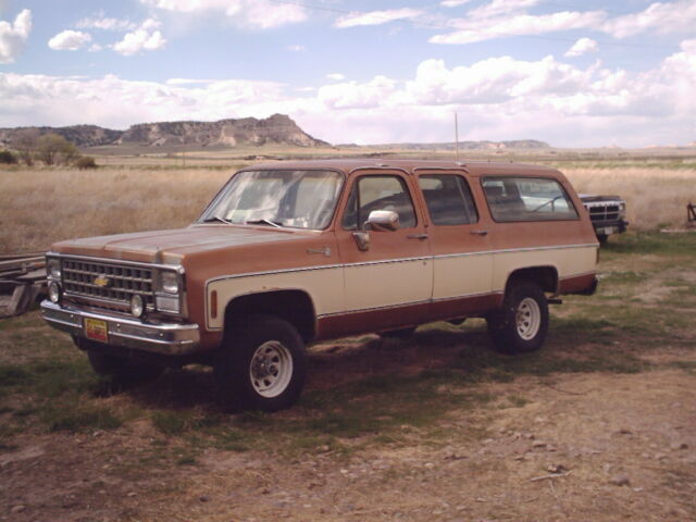 1980 Copper / Cream Chevrolet C10 Suburban SUV