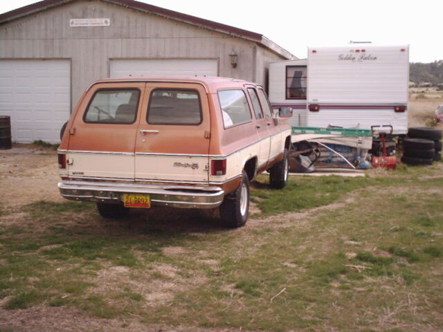 1980 Copper / Cream Chevrolet C10 Suburban SUV