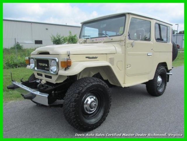1980 White Toyota Land Cruiser