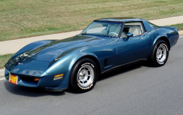 1980 Blue Chevrolet Corvette Coupe